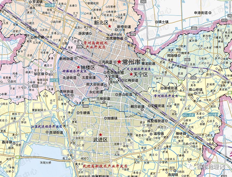 你家和单位在哪个街道?最新最全版常州区划地图 - 知乎