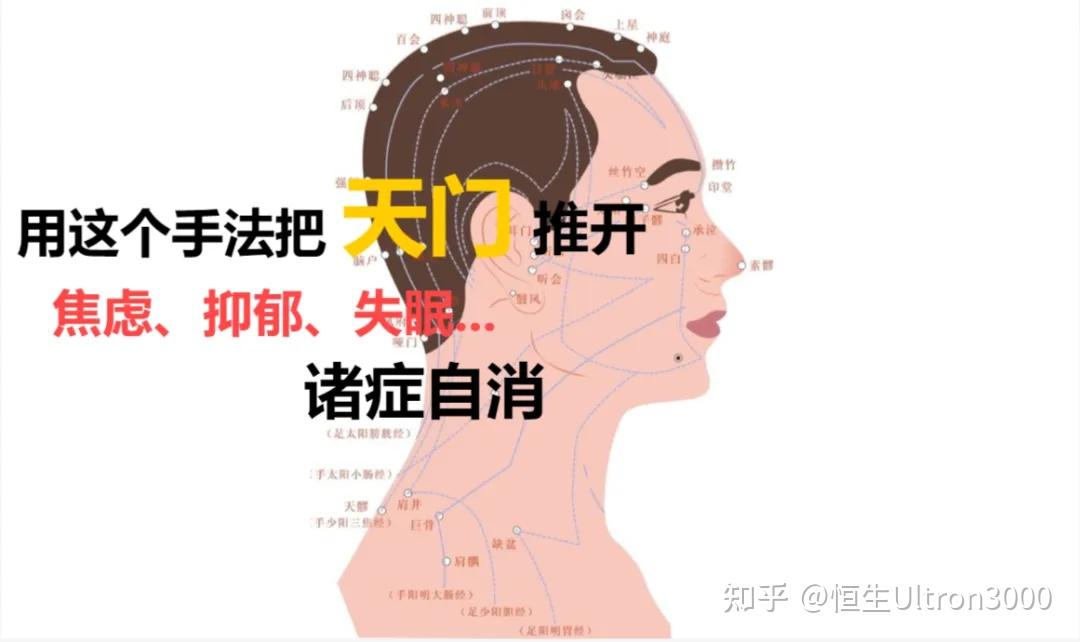 用这个手法把天门推开,焦虑、抑郁、失眠...诸症自消 - 知乎