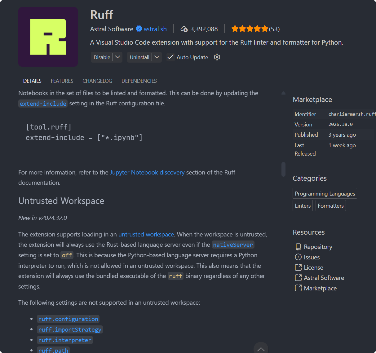 Python Ruff Vscode Icon 2026年,Python开发我用uv! - 知乎