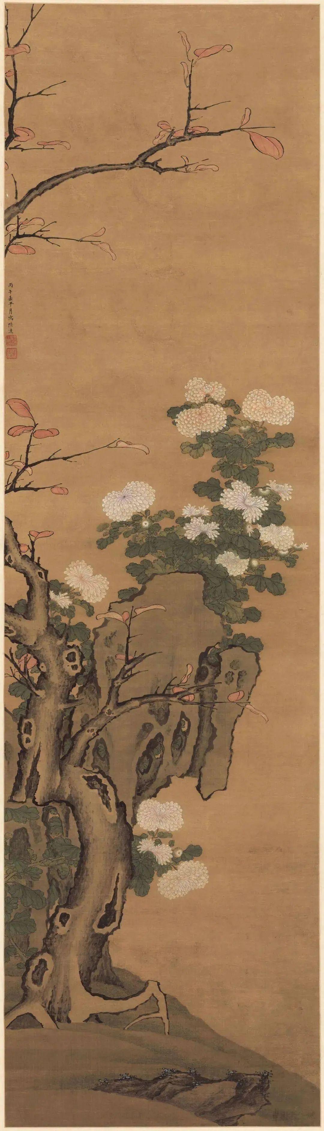 「一分钟艺术赏」秋风起,中国古代名画中菊花的隐逸之美 - 知乎