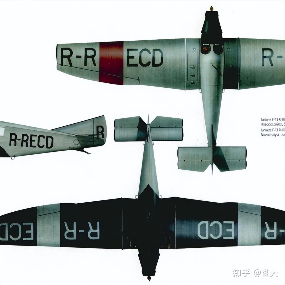 世界著名民用飞机“容克斯”F13（1919）图集 - 知乎