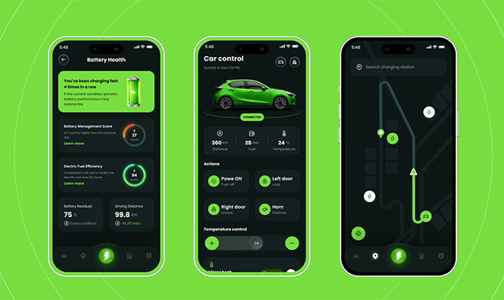 汽车充电ui界面设计