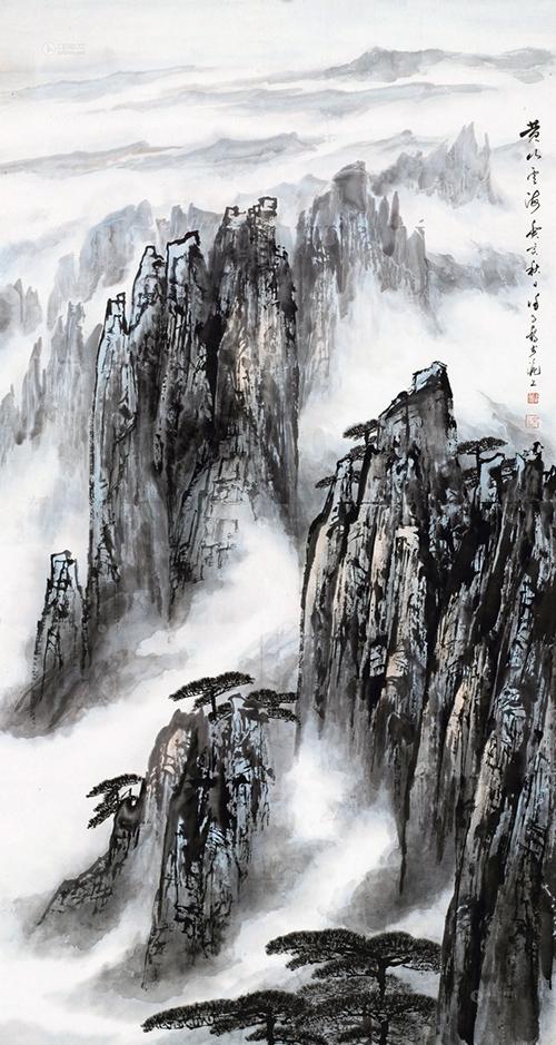 古代国画名家大概是根据黄山的山石地貌，创造出了各种皴法 - 知乎