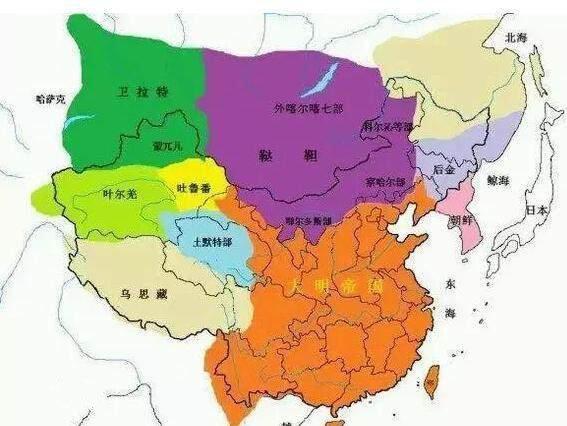 达延汗地图图片