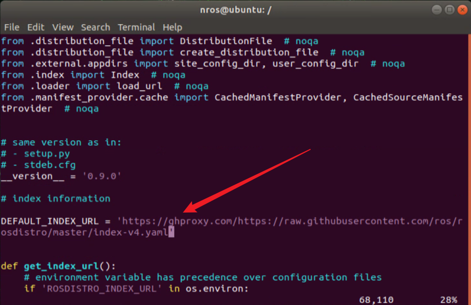  rosdep init rosdep update 