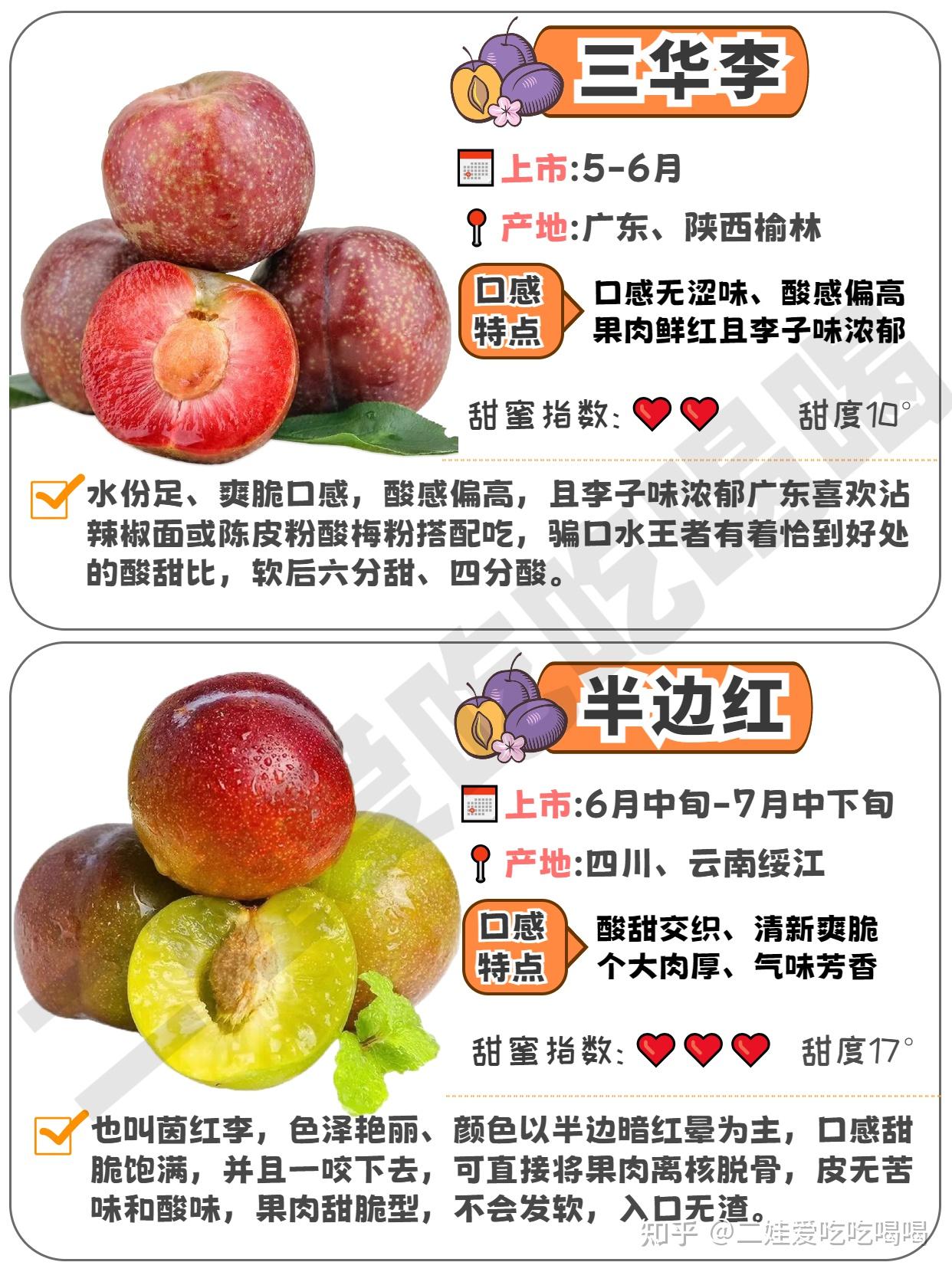 【李子知多少?】😉12种李子品种区别及口感 - 知乎