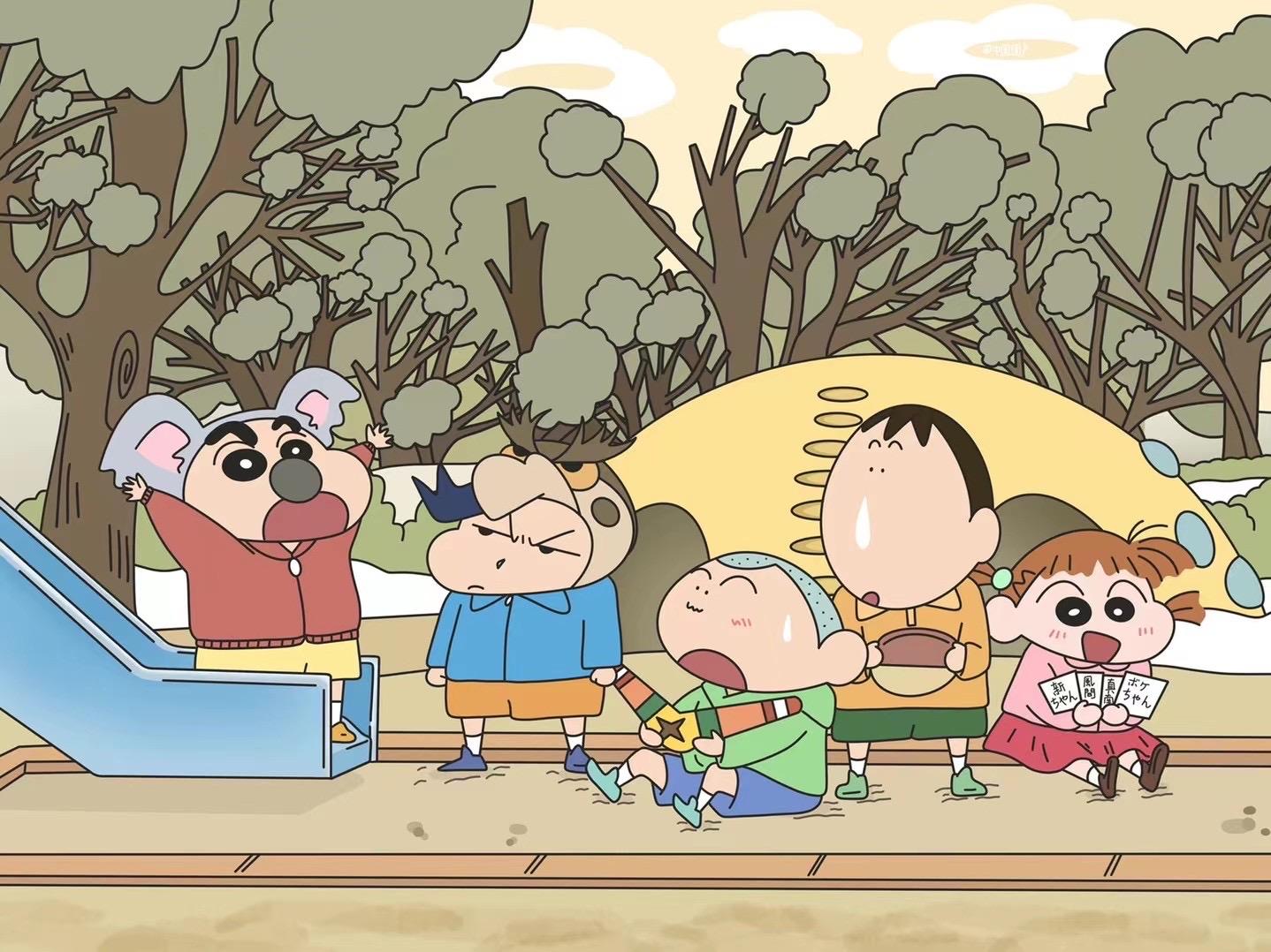 有什有《蜡笔小新》春日部防卫队的壁纸?(清新一点的)? - 知乎