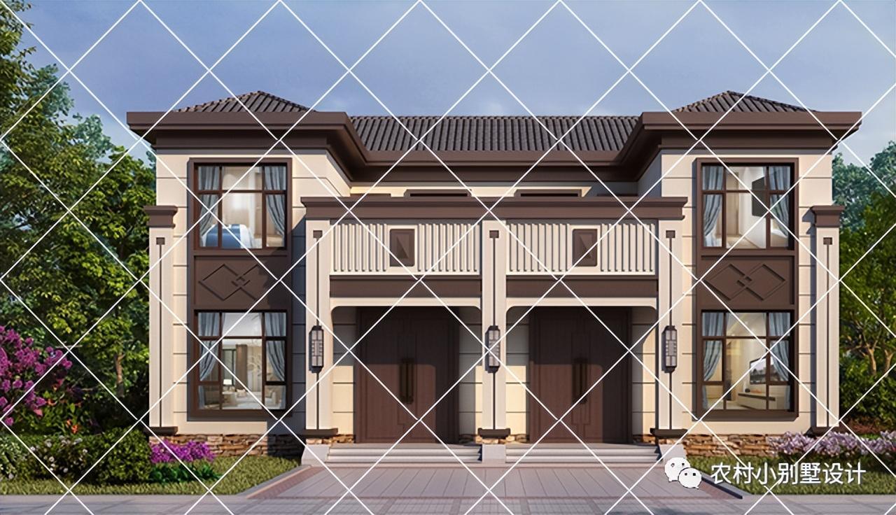 兄弟双拼别墅怎么建比较划算,24套农村双拼自建房别墅省钱又有面子 - 知乎