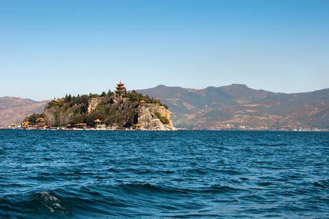 澄江抚仙湖水下古城