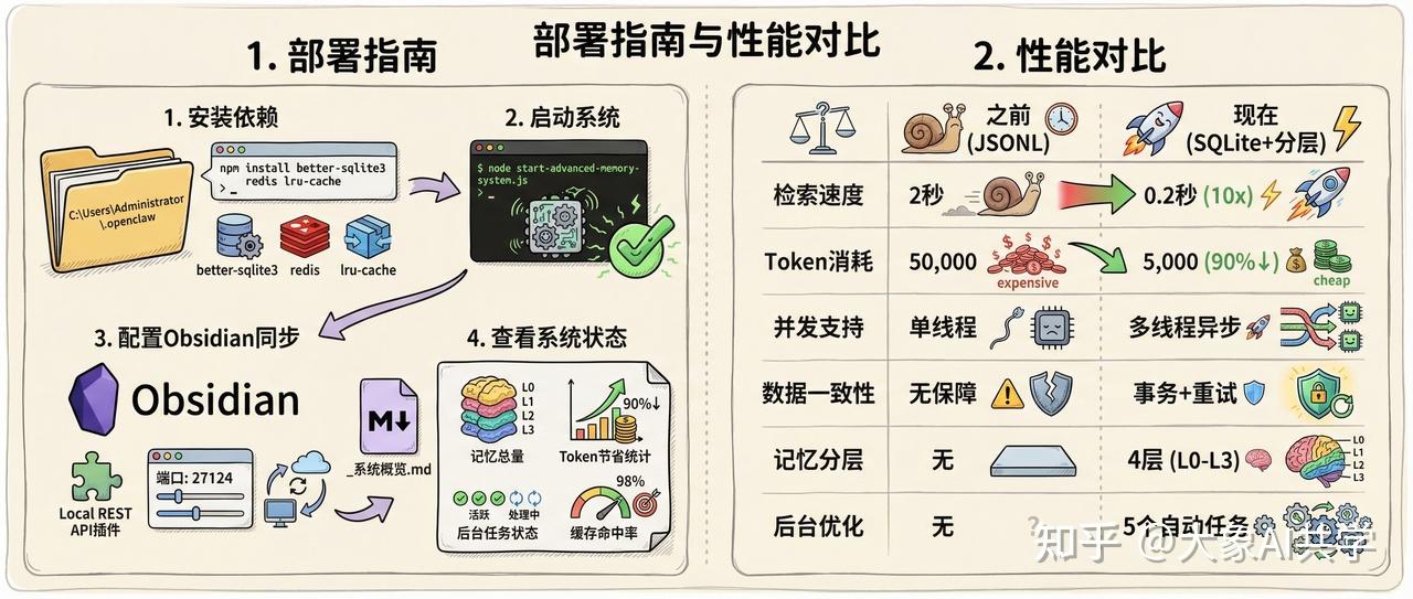 我用OpenClaw构建了一个AI记忆系统：从线性笔记到分层大脑 - 知乎