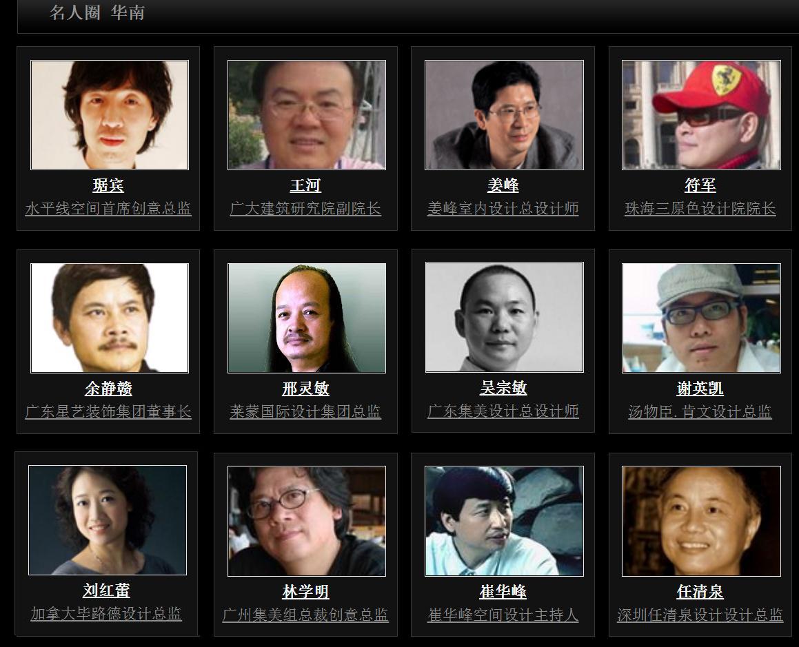 中国建筑与室内设计师名人圈-设计名人上榜照片 - 知乎