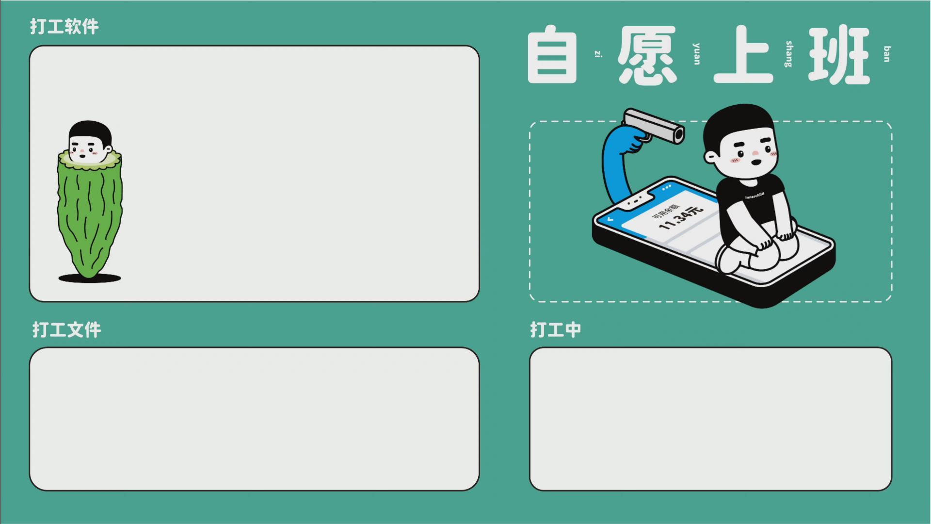 有哪些『打工人』的壁纸?