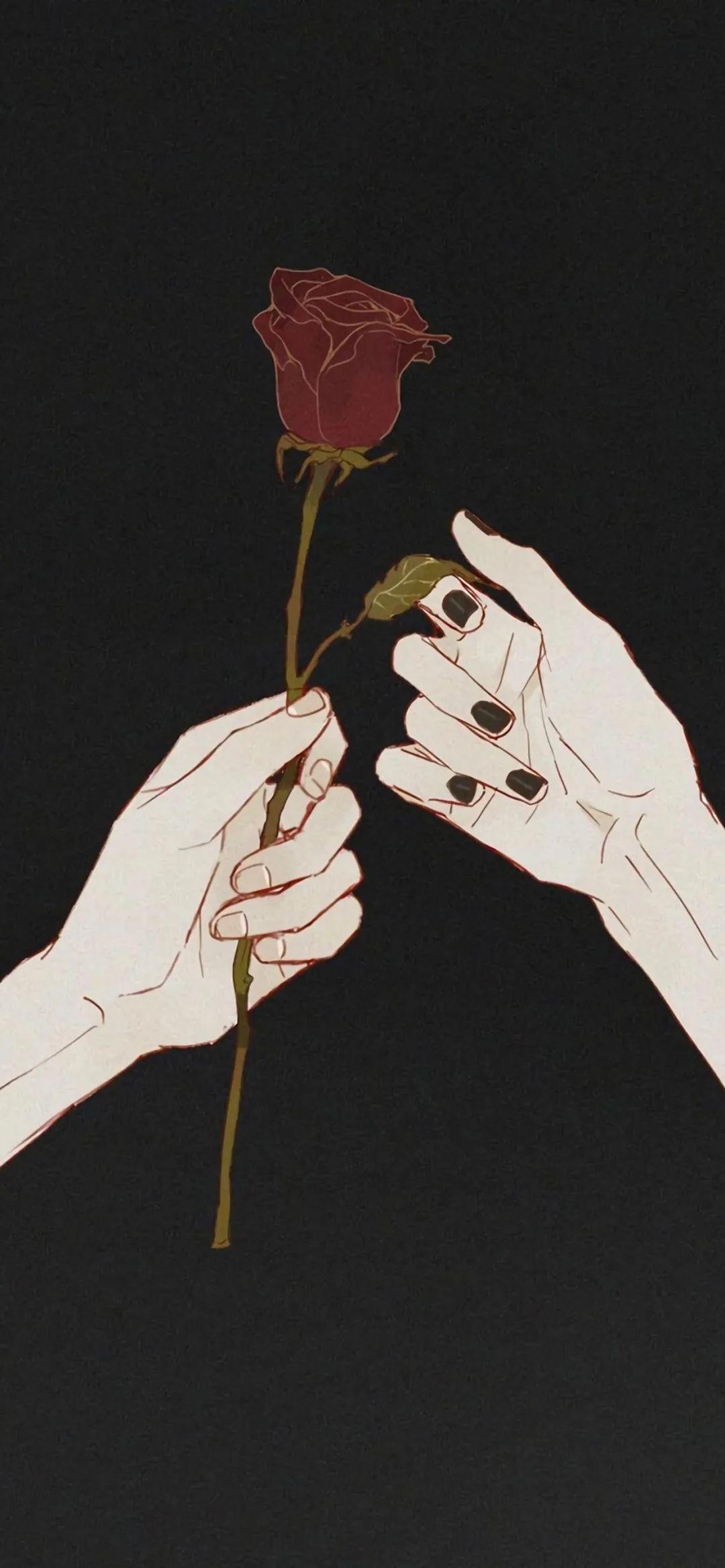 有什么清冷的全面屏壁纸吗