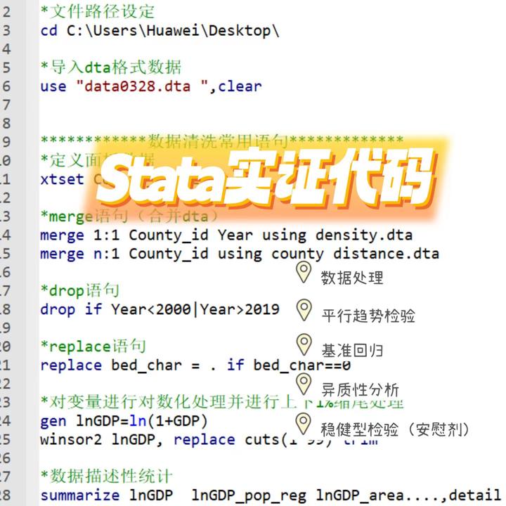 Stata did 