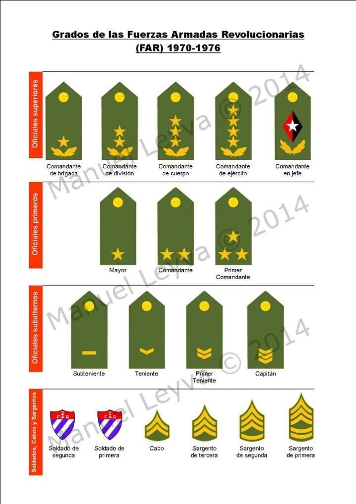 古巴人民军军衔图片