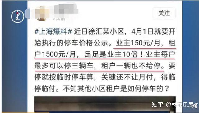 上海一小区规定「租户车辆按外来车辆收费，不能过夜」，这一规定合理吗？该如何解决小区停车难的问题？ 1416