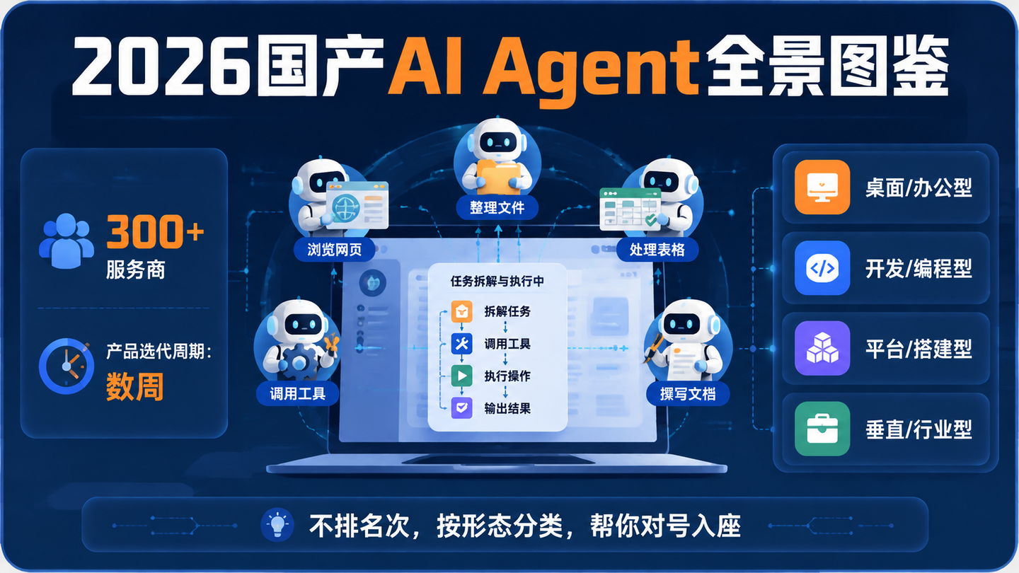 2026国产AI Agent工具大全：阶跃AI桌面版、千问办公、豆包专业版、Kimi Work等20余款Agent工具横向对比评测