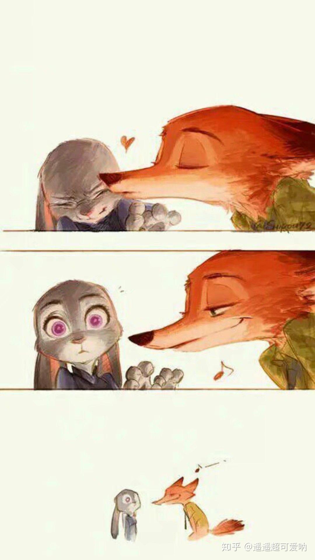 狐狸尼克兔子朱迪同框壁纸有吗