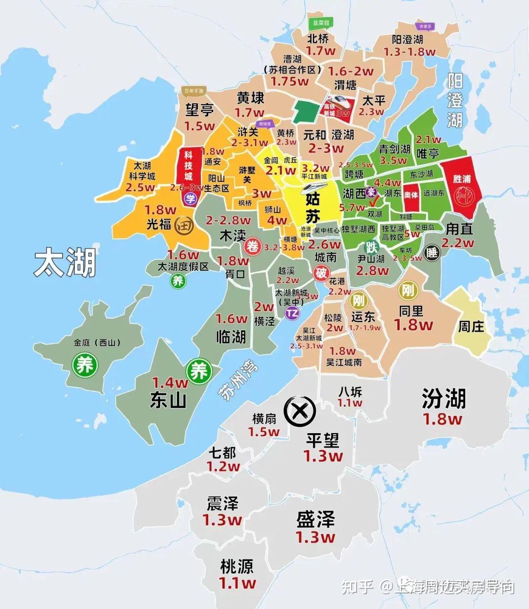 苏州市区县地图图片