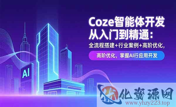 Coze智能体开发从入门到精通_wwz