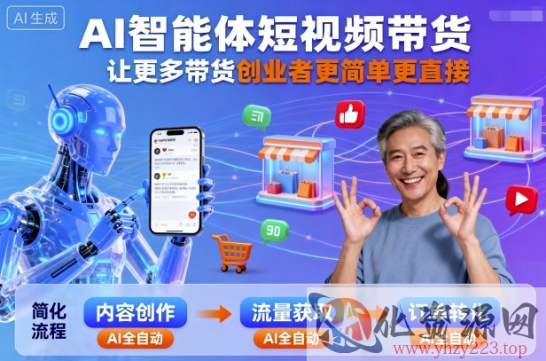 AI智能体短视频带货，让更多带货创业者更简单更直接