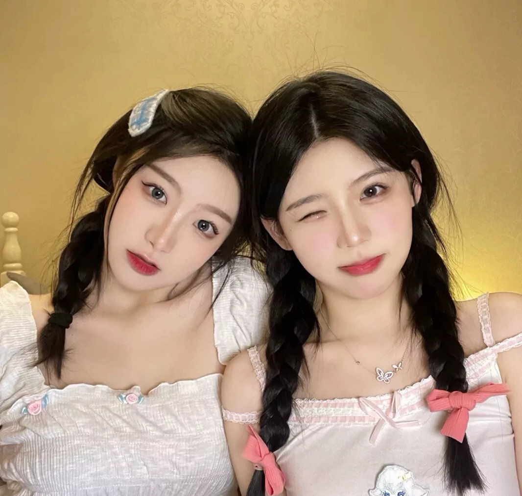 有哪些好看的真人闺蜜头像