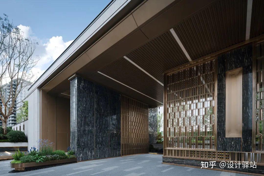 30个住宅小区出入口设计,5种常见设计形式 - 知乎