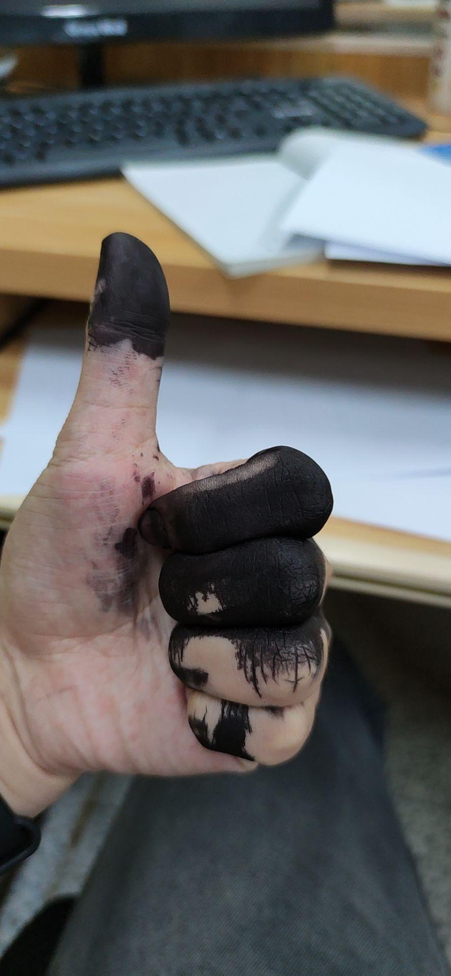 手上沾满了打印机墨水如何清除?求高人指点迷津. - 知乎