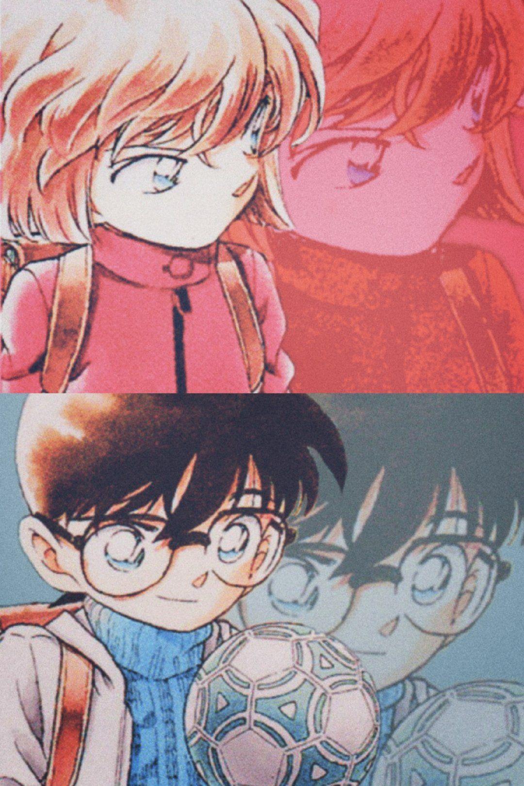 有没有柯南和灰原哀的情侣头像