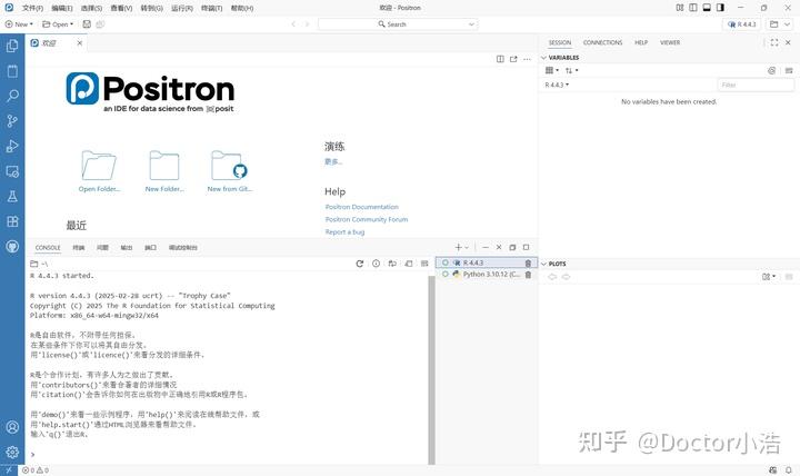 Positron R Notebook Positron,下一代数据科学IDE - 知乎