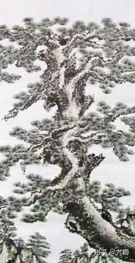 国画中,树木画法分类 - 知乎