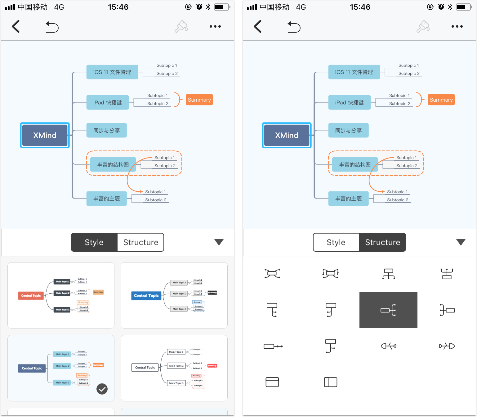 XMind for iOS 限免：强大与简洁兼备的思维导图工具 - 知乎