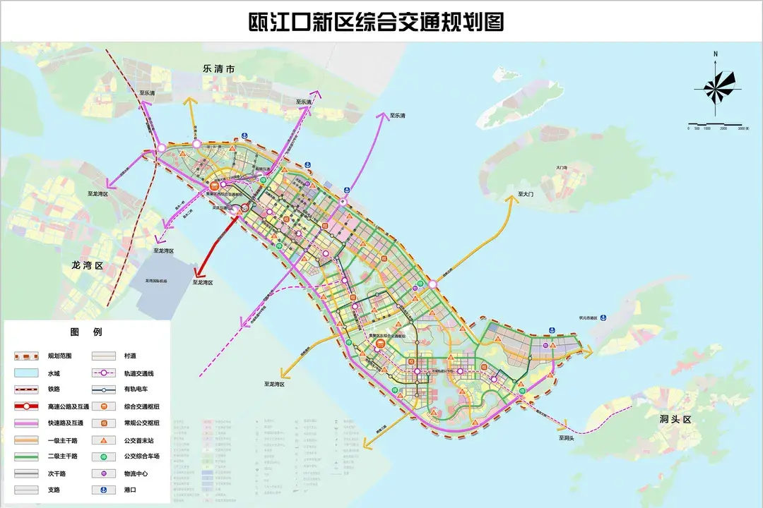 瓯江口新区地图图片