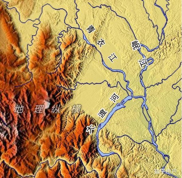 大渡河是什么河最大的支流? - 知乎