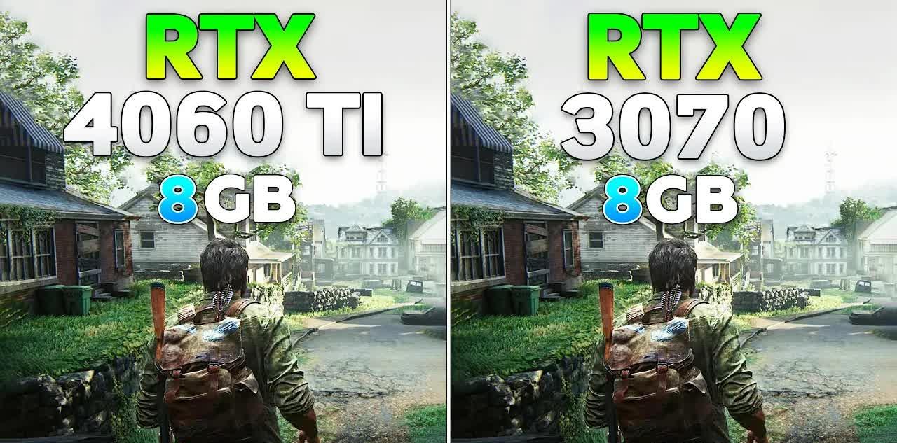  4060Ti VS 3070 2K DLSS2 3 OFF 