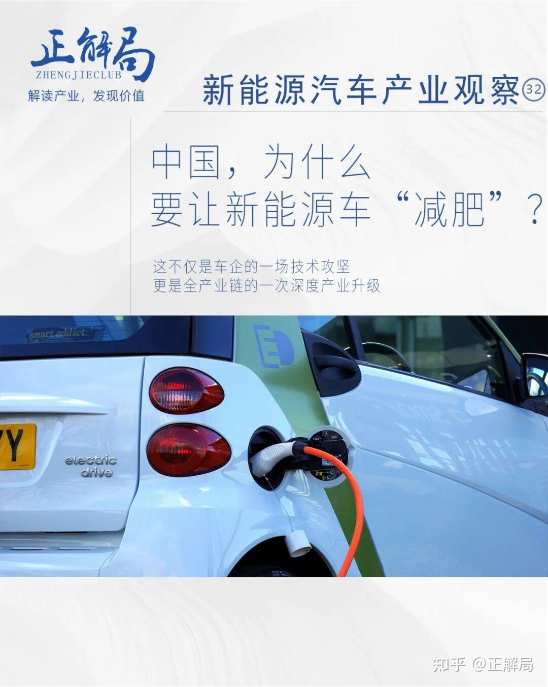 中国,为什么要让新能源车“减肥”?