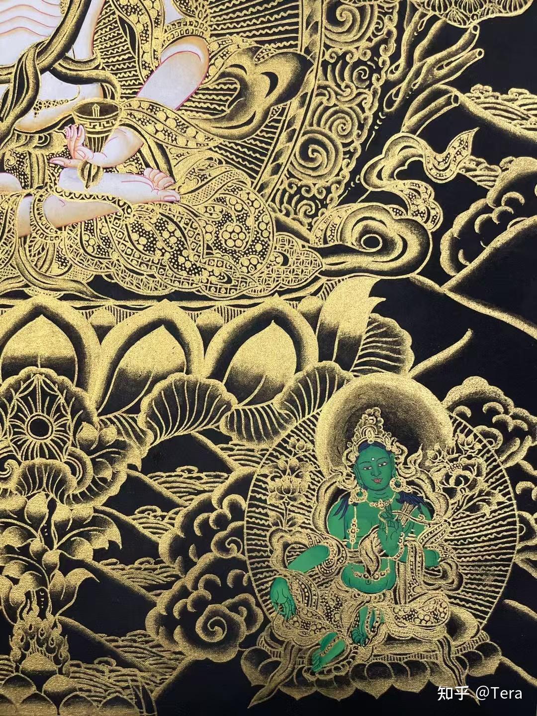黑金唐卡·金刚萨埵