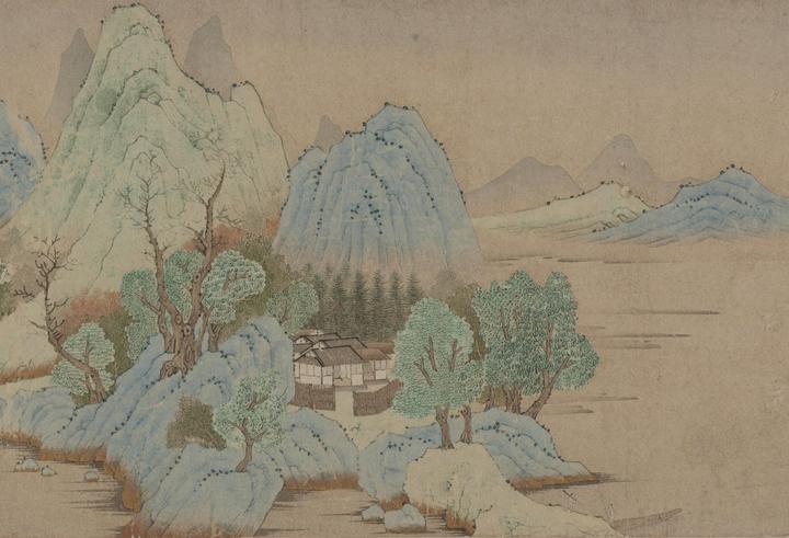 元钱选 | 《山居图》卷 - 知乎