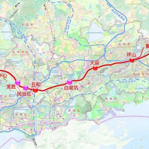 深大城际建设新进展!首座车站封顶,盾构齐发