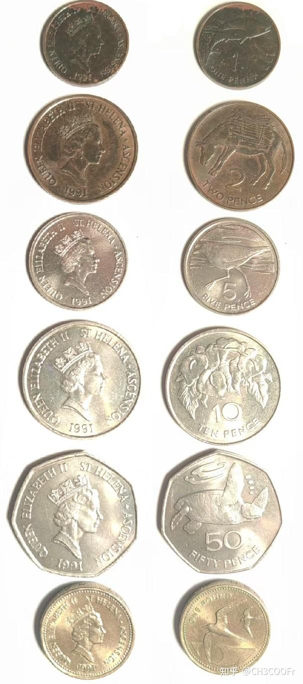 英国海外领地硬币（一）——圣赫勒拿、阿森松和特里斯坦-达库尼亚的硬币- 知乎