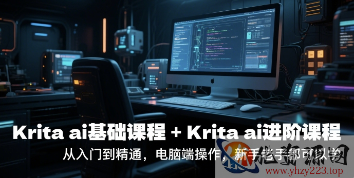 krita ai基础课程+Krita ai进阶课程，从入门到精通，电脑端操作，新手老手都可以学
