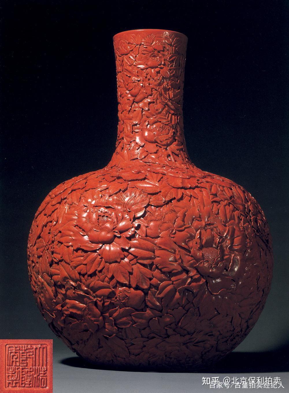 漆器 剔紅 堆朱 乾隆年製 食盒 漆器 剔紅 堆朱 乾隆年製 食盒