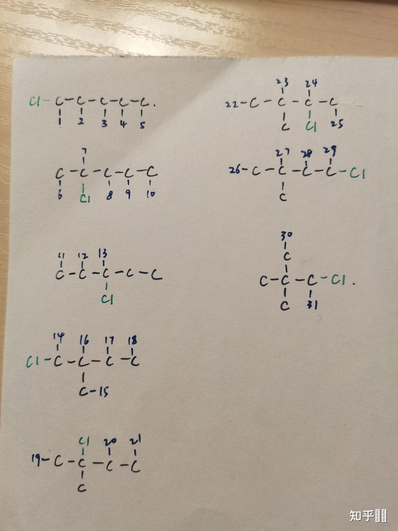 戊烷的一氯一溴代物有多少种呢? - 知乎