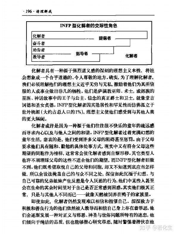 浅析荣格八维【类型篇】——INFP类型解读 - 知乎