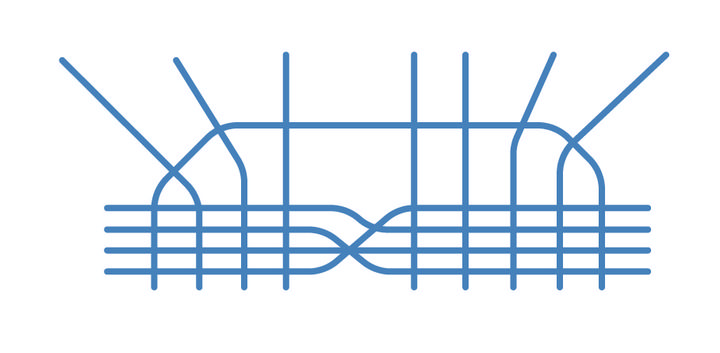 为什么深圳地铁的线路规划不像北京一样设计成棋盘布局？