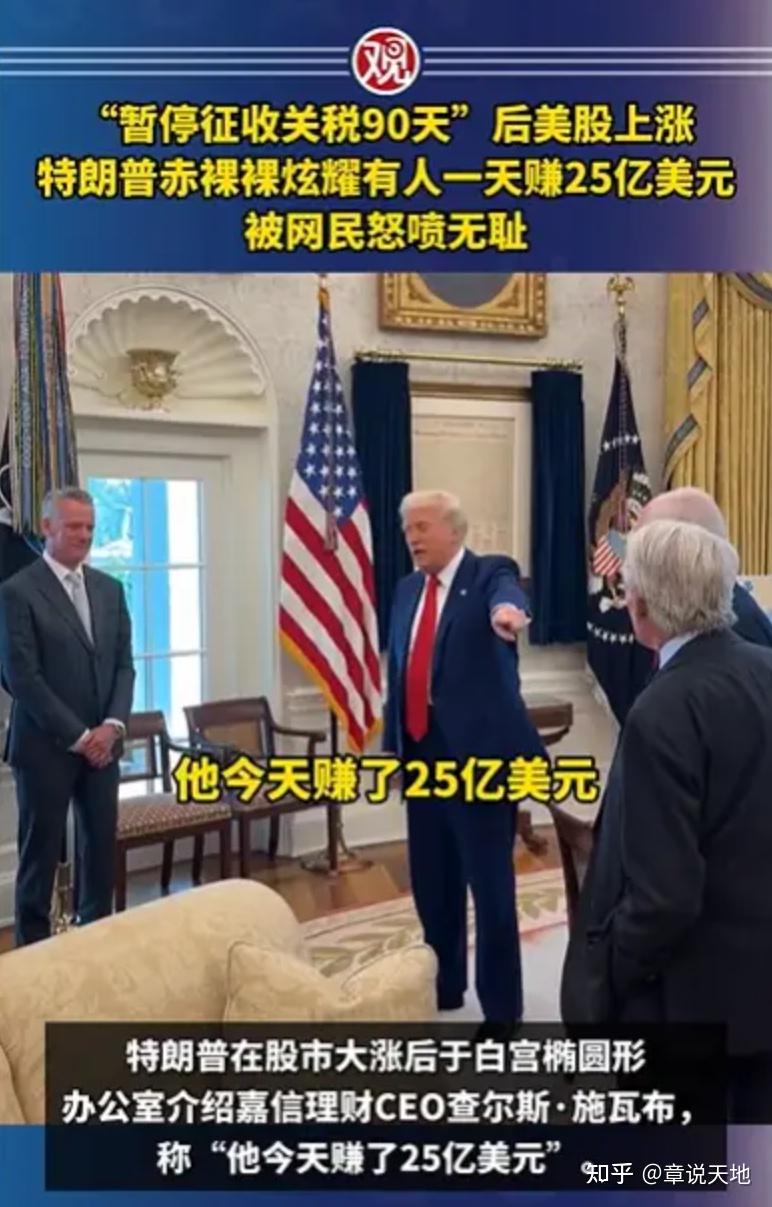 特朗普烽火戏诸侯竟只为炒股？ - 知乎