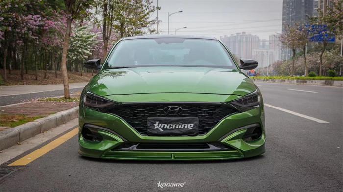 现代菲斯塔改装airbft气动避震改装梦