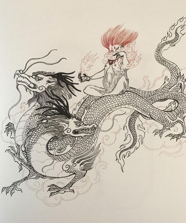 中国神妖大全之《祝融》:祝融出行的时候,总是脚踏两条火龙 - 知乎