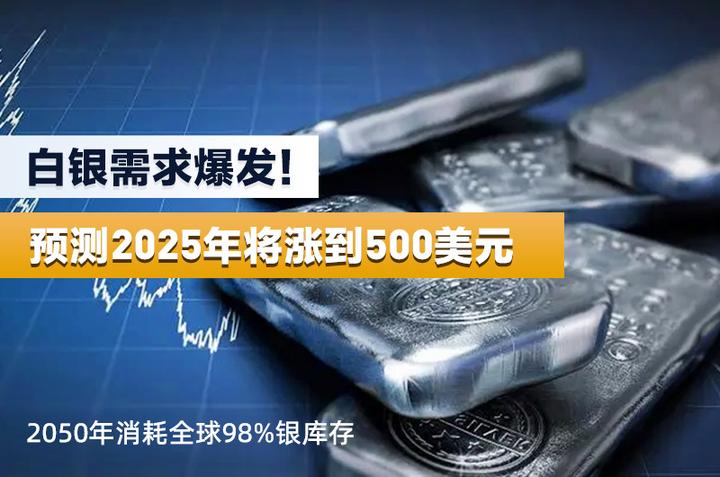 白银需求爆发！预测2025年价格涨到500美元，2050年消耗全球98%银库存 - 知乎