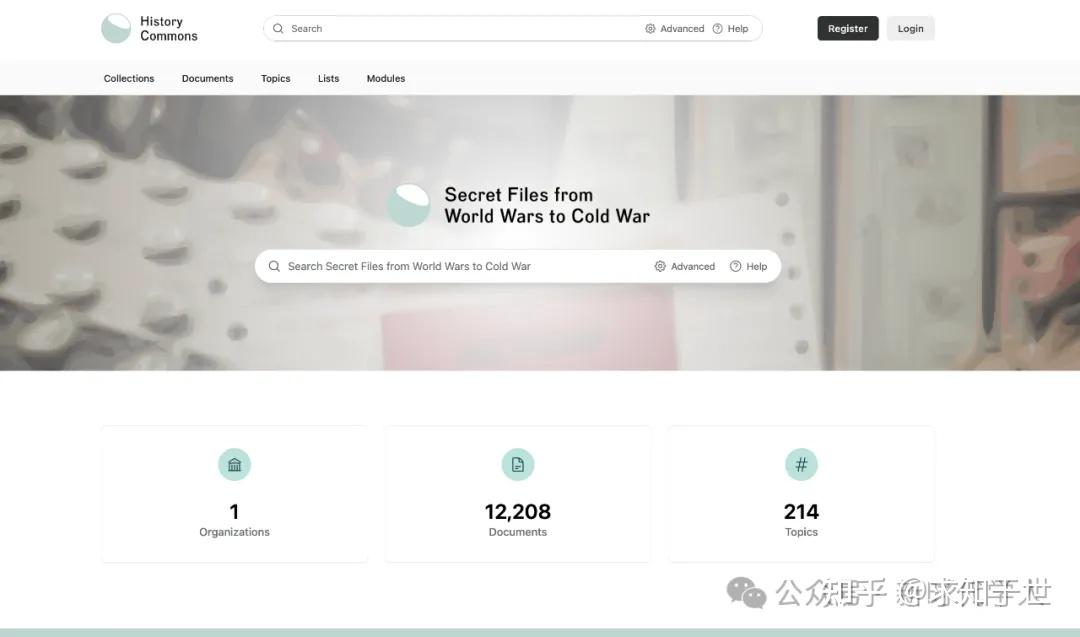 数据库｜世界大战至冷战时期的秘密档案数据库 - 知乎